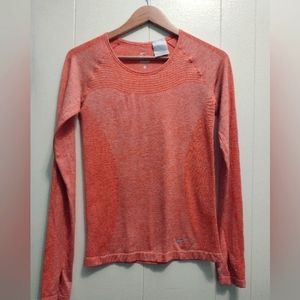 Nike Dryfit Women’s Size Small Peach/Light Pink Long Sleeve Activewear